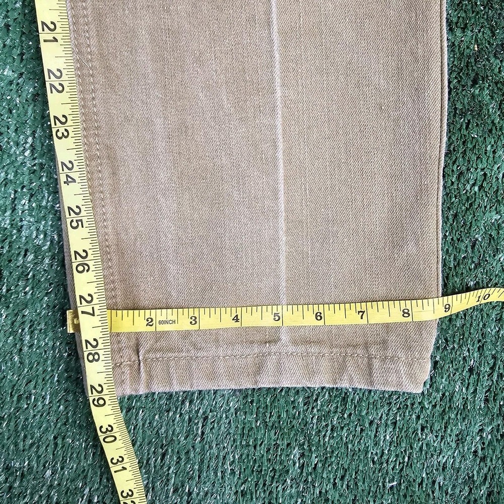 VINTAGE Southpole Jeans Mens 38x29 Khaki Denim Faded Y2K Logo Urban Skater Baggy - Picture 9 of 9